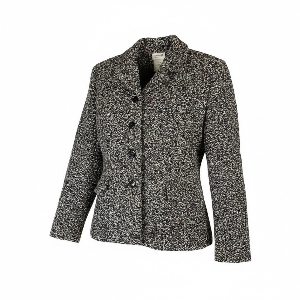 Women's LIZ BAKER Blazer Gray/ Multicolor Size Ten Petite